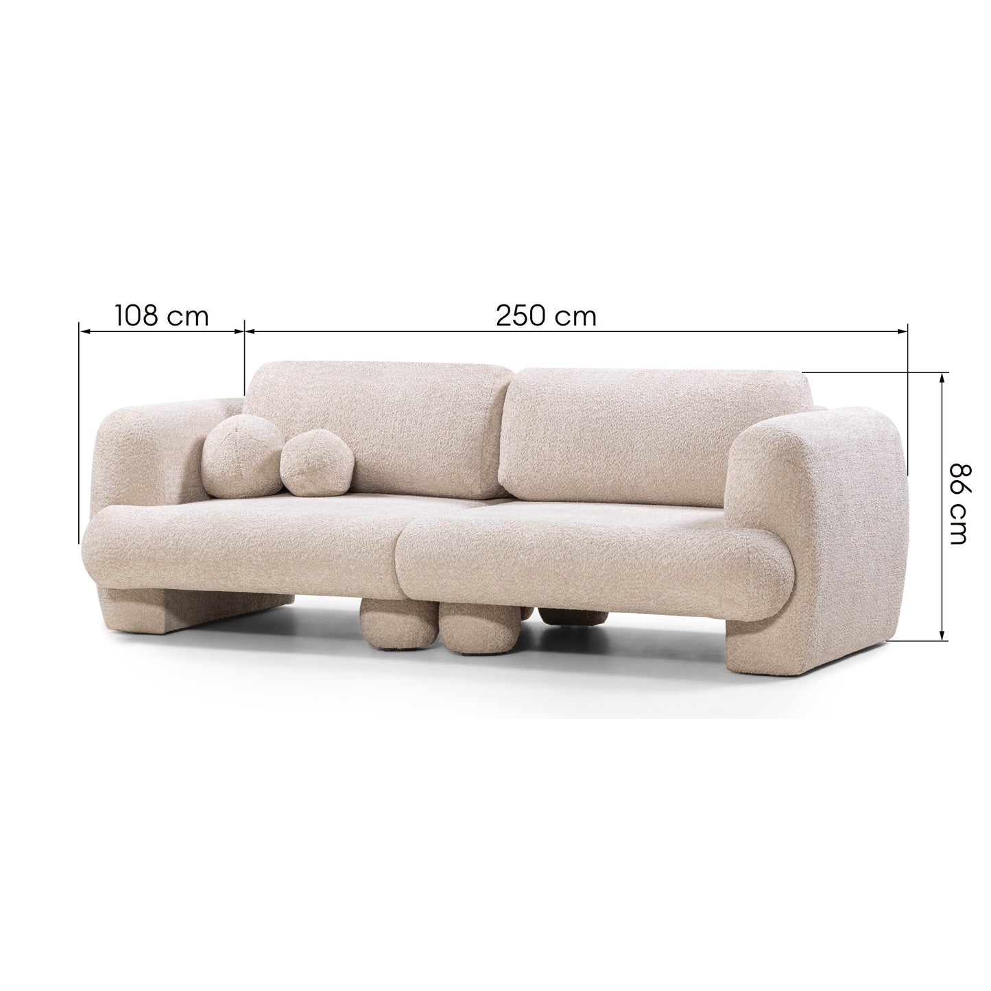 Sofa Fragola 2-seater